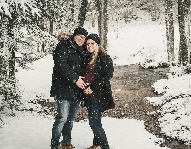 Outdoorbilder im Schnee von Fotografin Leonie Baumgärtner in Murg.